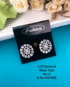 AD Diamond Rose Gold And Silver Party Wear Butti And Tops Wholesale Shop In Surat
